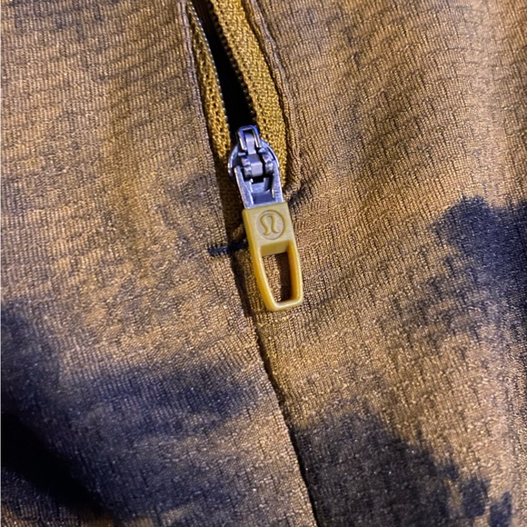 Lululemon Textured Tech Hoodie XL Space Diamond Dye Gold Pullover M3CH0S - Picture 8 of 9